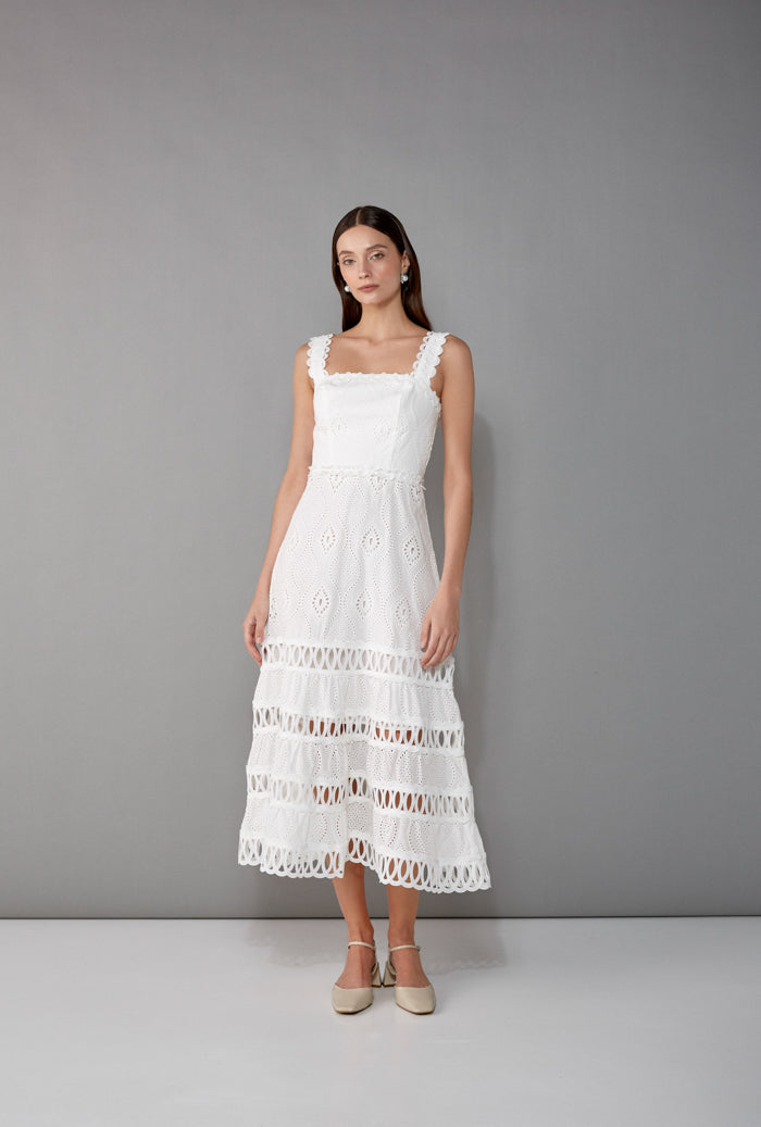 LIANA MAXI DRESS WHITE